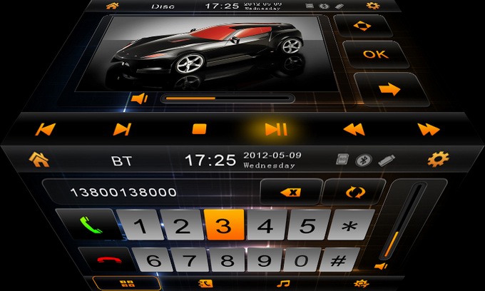 car multi media player for Toyota Avanza /Vios 2003-2010 with Dual zone OCB-6957