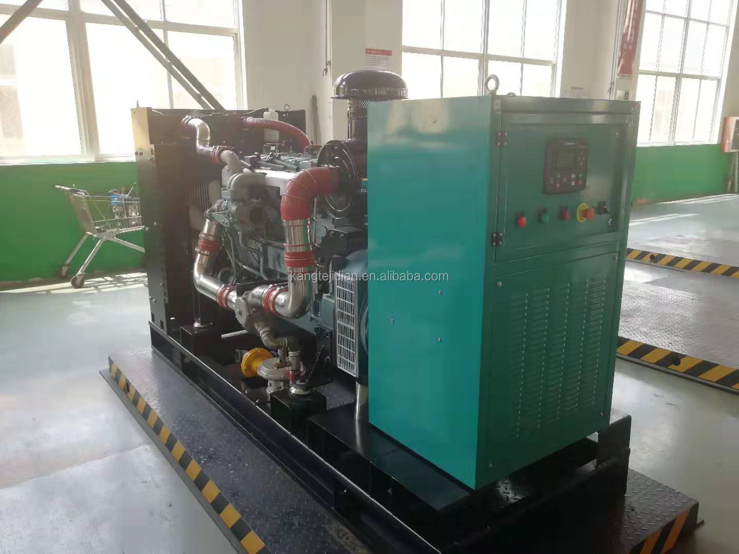 40kw Water Cooled Gas Turbine Generator Unit Powered by Natural Gas/Biogas/LPG/Diesel