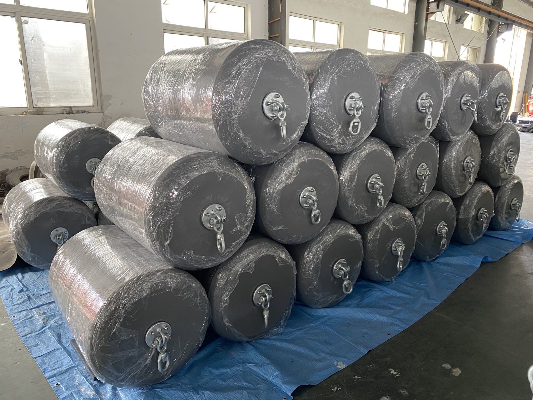 UV Resistant EVA Foam Filled Marine Fenders