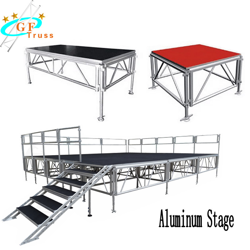 Customized Aluminum Portable Stage Platform For Outdoor Concert