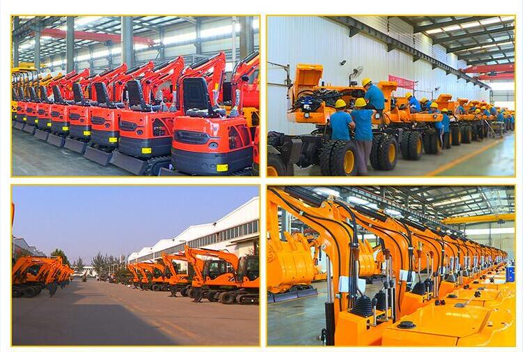 Mini Trench Digger Bucket Crawler Excavator Parts Length 3290 mm Width of track 230 mm