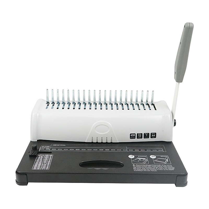 21 Holes Manual Notebook Bander With 14.3mm Hole Spacing 3*8mm