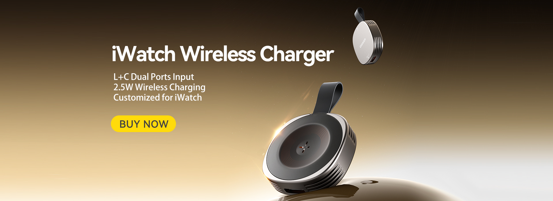 Magnetic Wireless Watch Charger Tarnish Color 5V/2A ES-WC13 Series