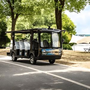 NEWBASE Yokee 14-Seater Autonomous Sightseeing Vehicle with Eco-Friendly