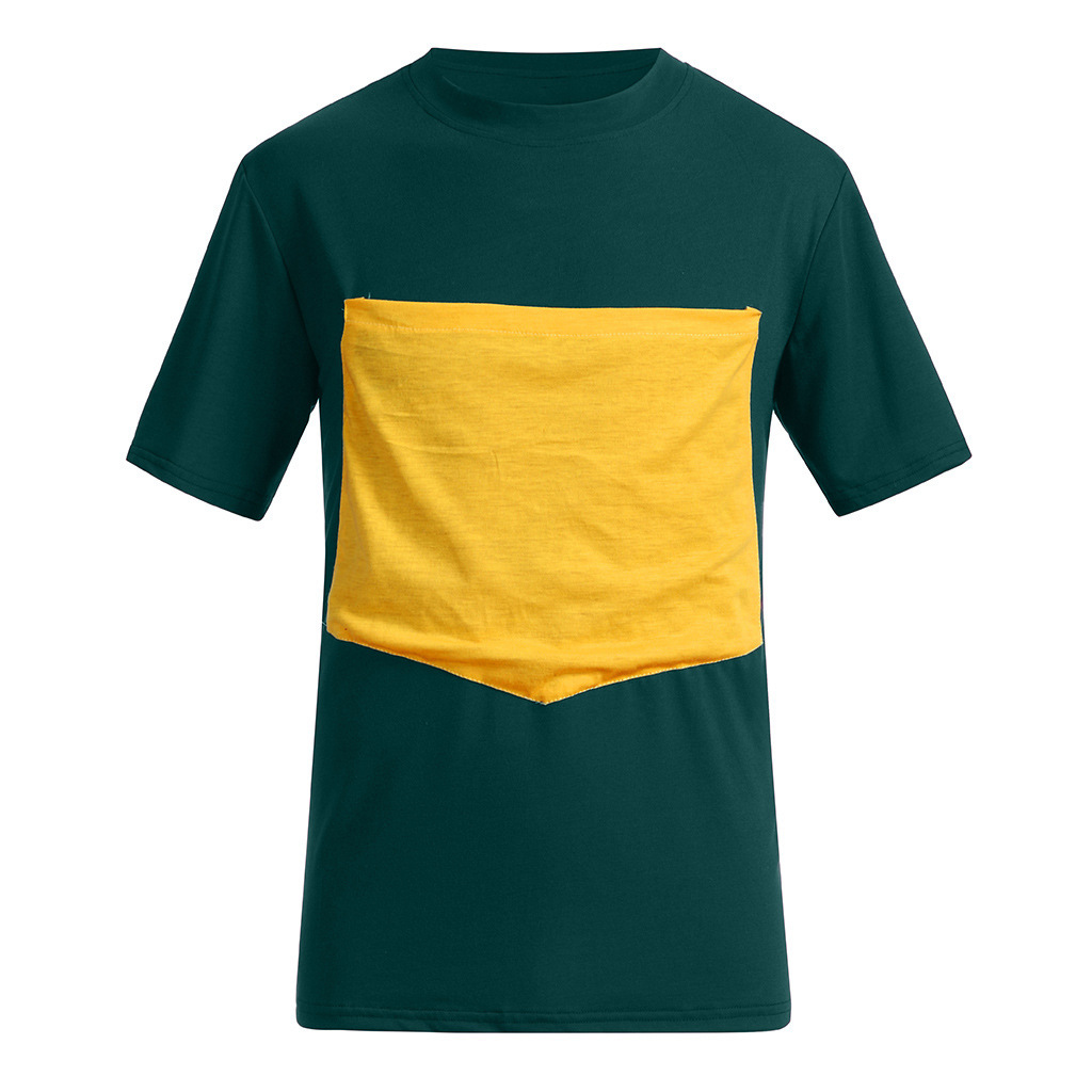 New design brand quality short sleeve pre-shrunk cotton custom pocket graphic tees