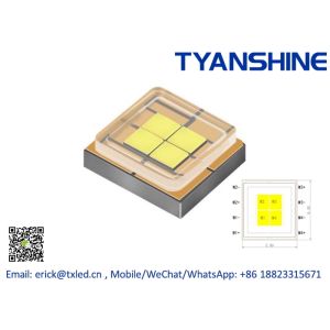 Blue 456 - 468nm 3535 SMD LED Diode 1Watt with Ceramic PCB Base