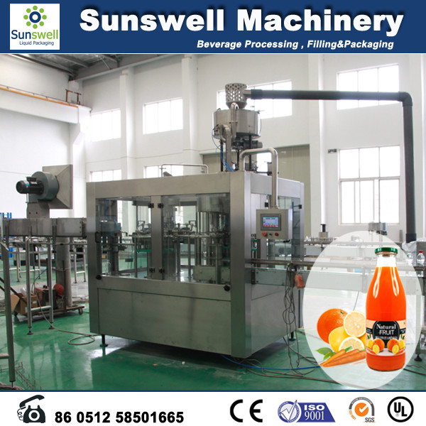 Automatic Concentrate Hot Filling Machine Drinking Juice Production Plant