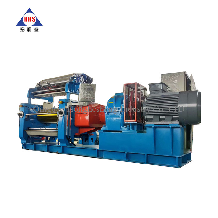 Automatic Stock Blender Open Mill Rubber Mixing Two Roller XK 360