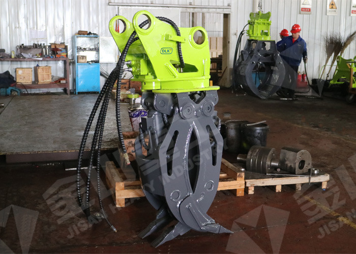 ZX60 Mini Excavator Rotating Grapple Hydraulic Timber Grappling Attachment