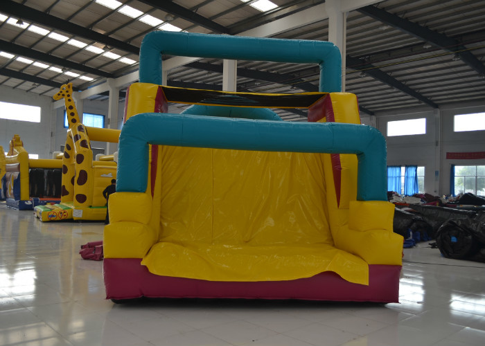 Big Commercial Inflatable Obstacle Courses Outdoor Game 8 X 4 X 4m Safe Nontoxic