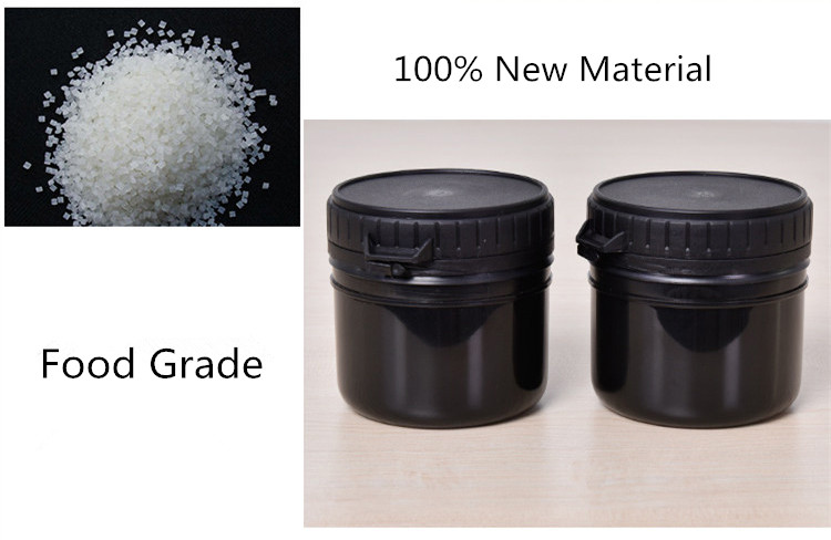 200ml Capacity HDPE Plastic Jar for Storing Medicine Tablets Pills and Protein Powder