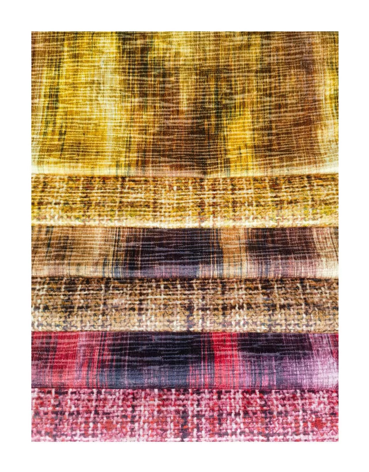 Jacquard Digital Print Fabric Customizable Bonded Style For Sofa Textile