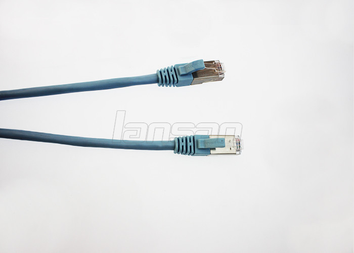 Al Foil Shiled Category 5e Patch Cable Network Customized With 24AWG CCA Conductor