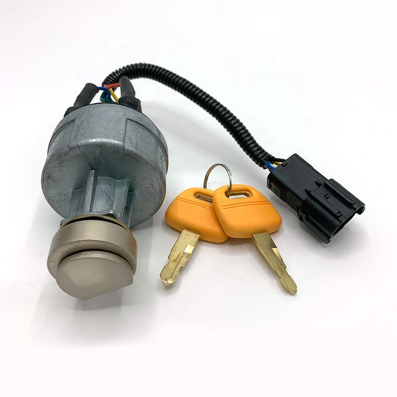 Hydraulic Inlet Filter for Sany Excavator Micro-Digging Start Ignition Switch Key SY16 26 35 50U Xugong 15 Small Digging General Key