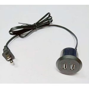 UL Certified Dual USB Power Adapter Conference Table Socket / USB Charger Socket