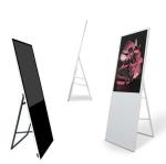 55 Inch 500cd/m2 Narrow Bezel LCD Interactive Totem