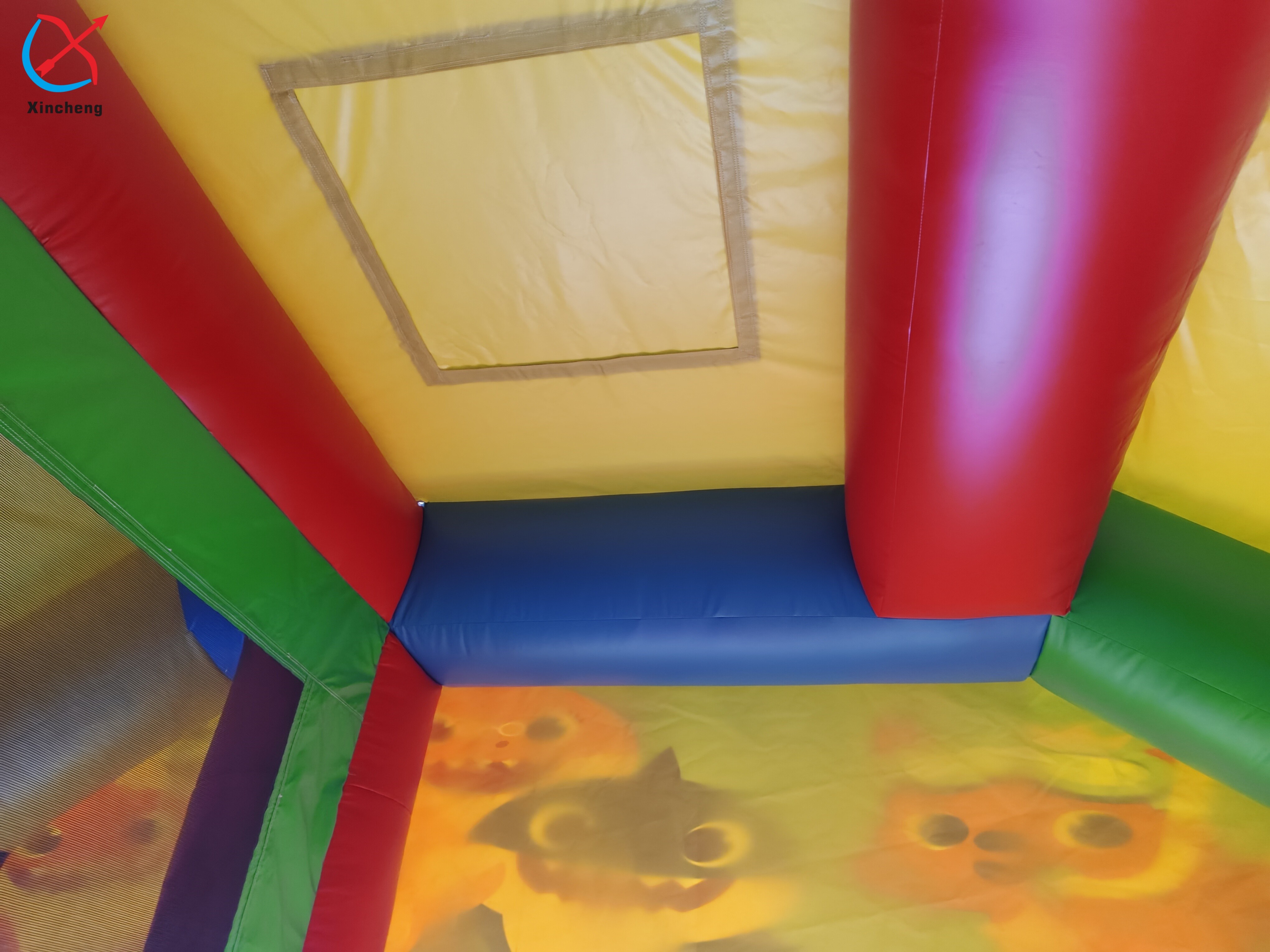 Inflatable Bouncer Jumping Castle Slide Underwater World Theme Commercial Bounce House