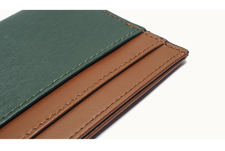 Lightweight and Durable Women's Genuine Leather Business Card Holder OEM/ODM Offered