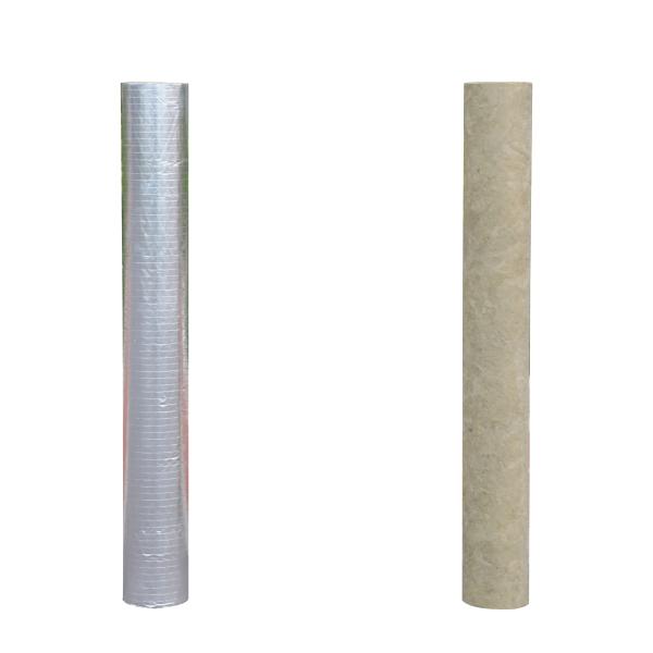 Industrial Heat Insulation Pipe Cover Mineral Wool Insulation Tube For Air