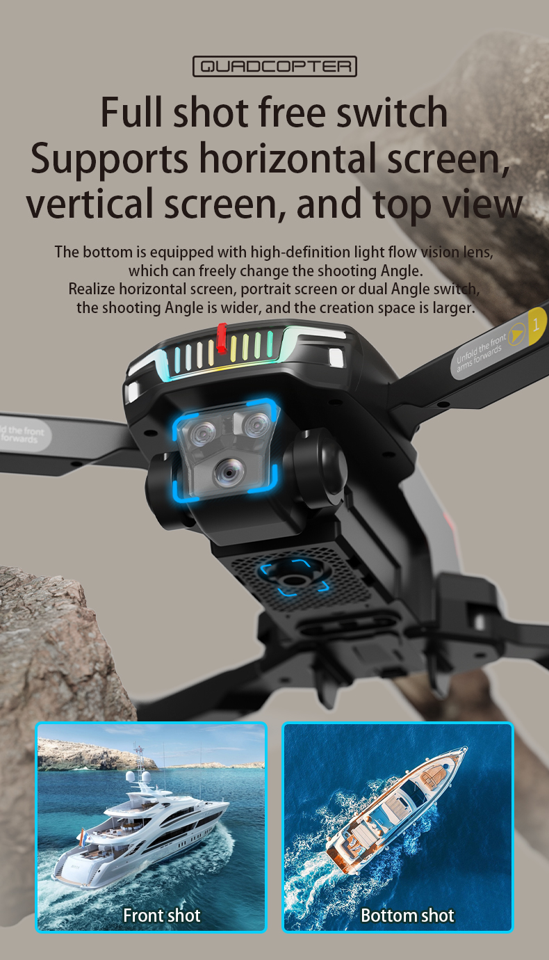 Take Your Aerial Photography to the Next Level with Folding Quad-axis Wi-fi Camera 5g Picture Uav J6