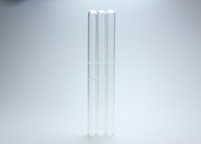 Tiny Round / Flat Bottom Glass Test Tubes For Laboratory Equipment