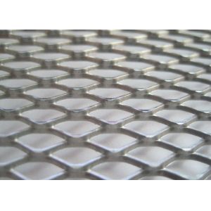 Stainless Steel Diamond Mesh Sheet Skid Resistance ISO9001 Certification