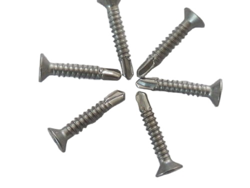 Cross Recessed ST3 Chipboard Screws Countersunk Full Thread Carriage Bolts