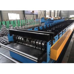  Metal Deck Floor With Ribs Roll Forming Equipment PLC Control With Touch Screen Manufactures