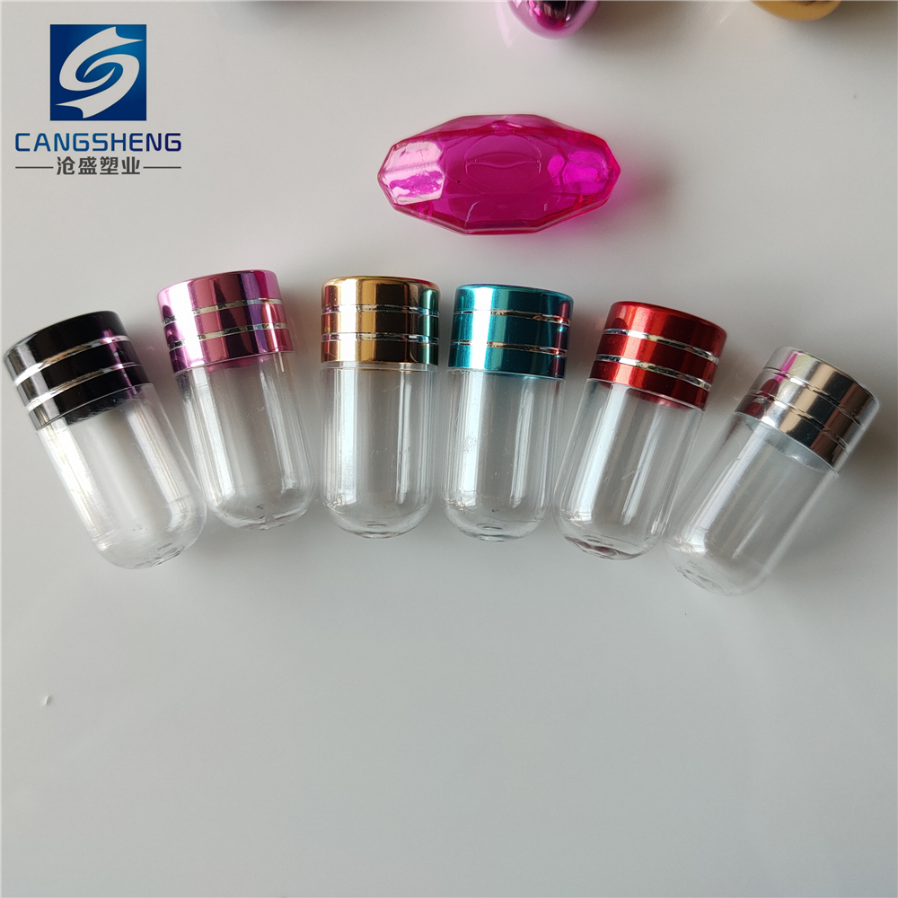 ISO9001 Small Plastic Pill Containers 2ml Single Capsule