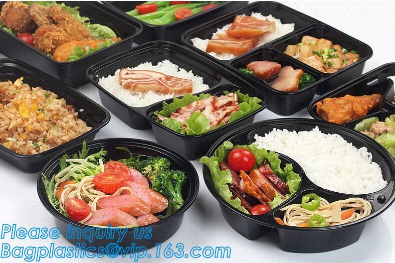 Meal Prep Containers Free Sample Bento Lunch Box Biodegradable Food Container Plastic Wheat Straw Lunch Box bagplastics