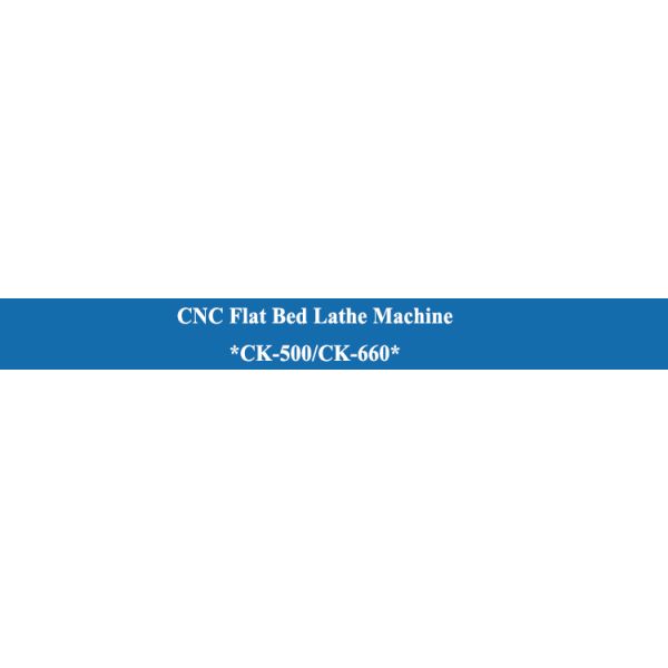 2-Axis Horizontal Flat Bed CNC Lathe Turning Machine for High Precision Turning
