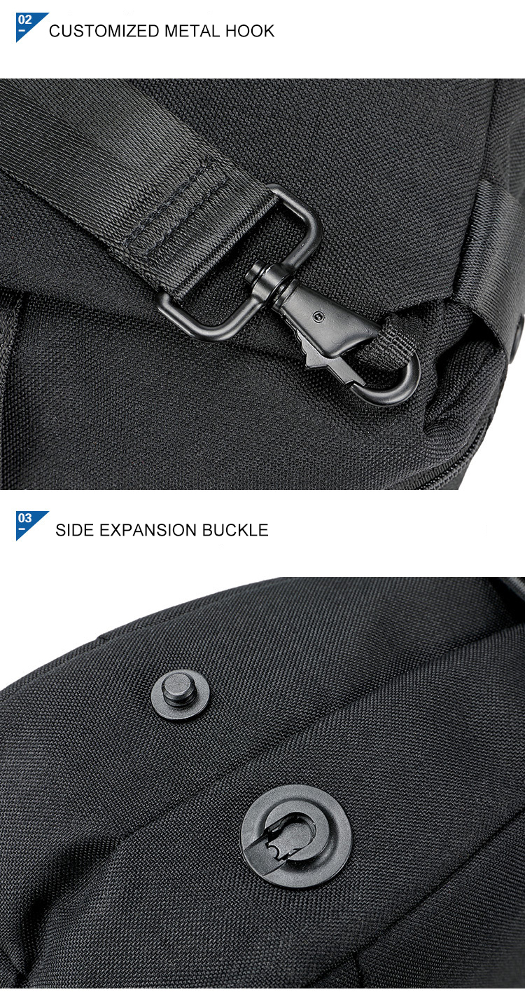 OEM 21L Business Office Crossbody Computer Bags For Men Tear Resistant