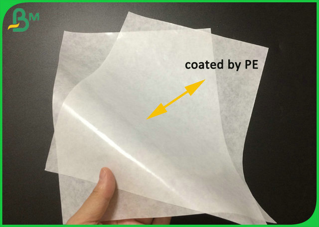 40gr to 135gr Water Resistant Paper Coating PE To Pack Fresh Meat