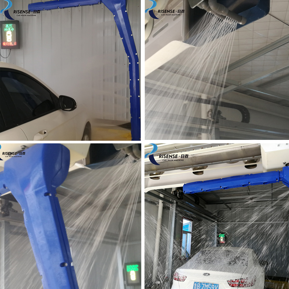 Operate Room 2500x1600x2000mm Risense Touchless Hp-261 Fully Auto Car Wash Equipment