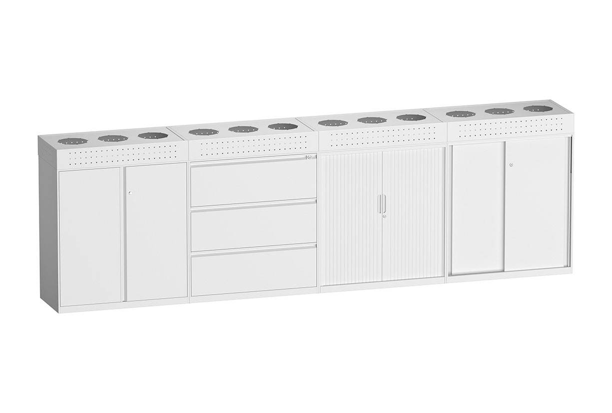 Cold Rolled Steel Plant Box Cabinet 0.6MM Thickness