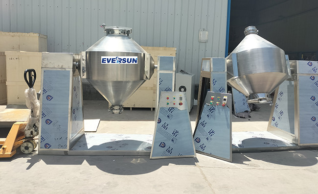 Carbon Steel Double Cone Tumbler Blender 220V / 380V / 415V / 440V