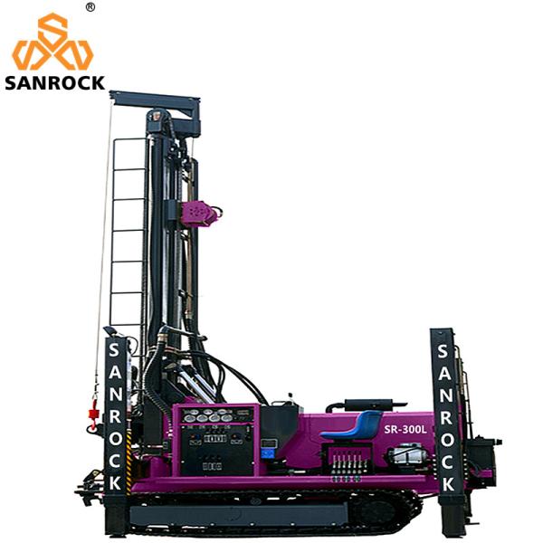 Deep Water Well Equipment Full Hydraulic Borehole 300m Crawler Water Well