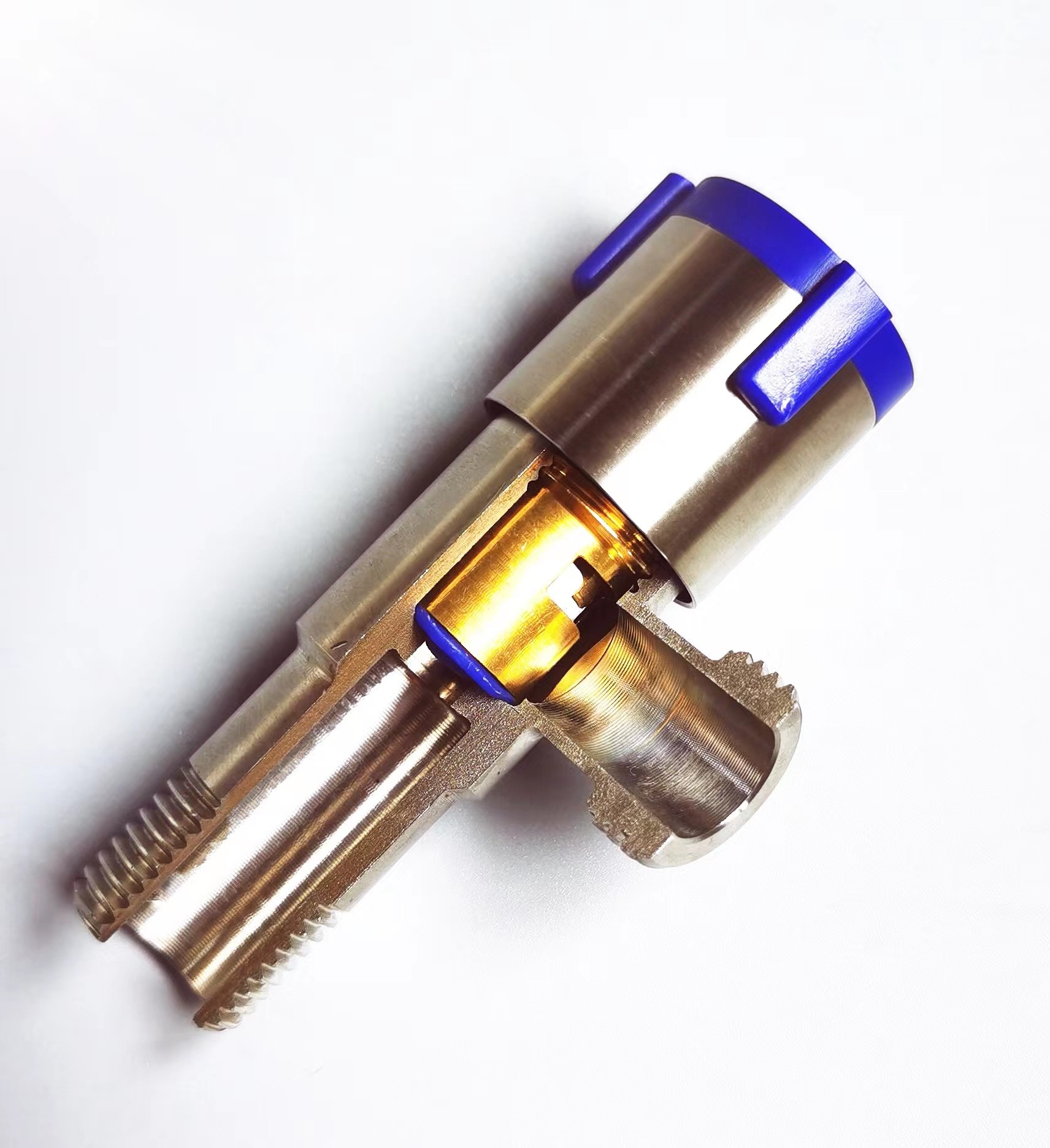 SS304 Brushed Angle Valve With Handle High Precision