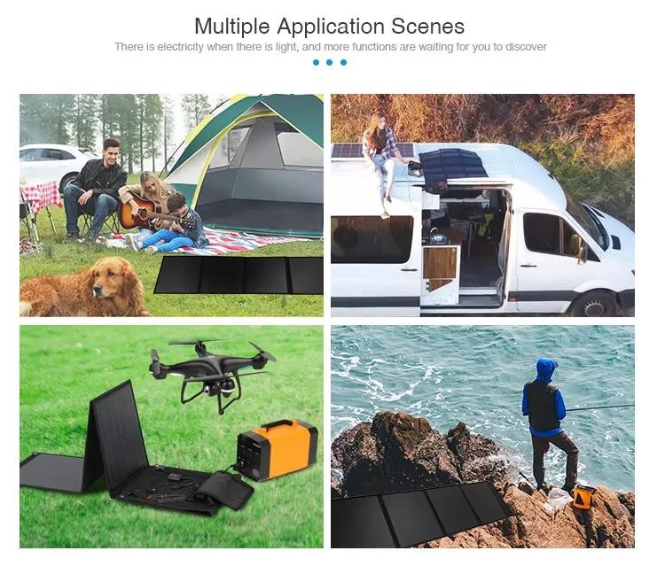 GMPC Travel 3Kg Shipping Portable Folding Solar Panels Power Station