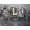 Buy cheap 1000L Semi Automatic Stainless Steel Beer Making Equipment With Three Vessels from wholesalers