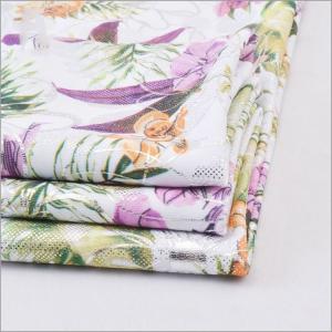  Textile Knit Digital Flower Pattern Dty Jersey Silver Foil Fabric Print Manufactures
