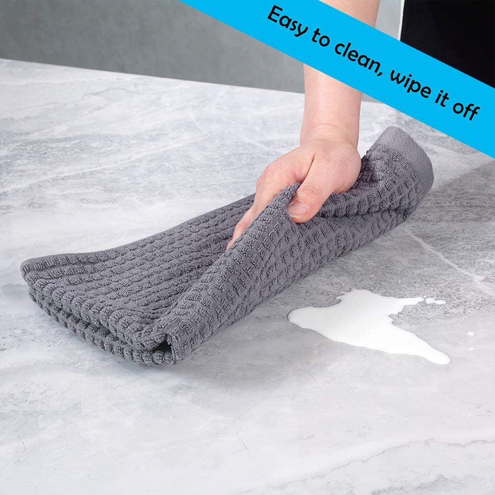 Waffle Square Towel for Dishwashing Soft Non-Stick No Color Loss Pineapple Hair Towel