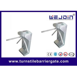  Electronic Tripod Access Control Turnstile Gate Swipe RFID Card Both Way Rotating Manufactures