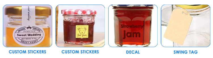 New Design 375 Ml 5020 Ml Sealable Glass Jar Jam Jars with Metal Lid