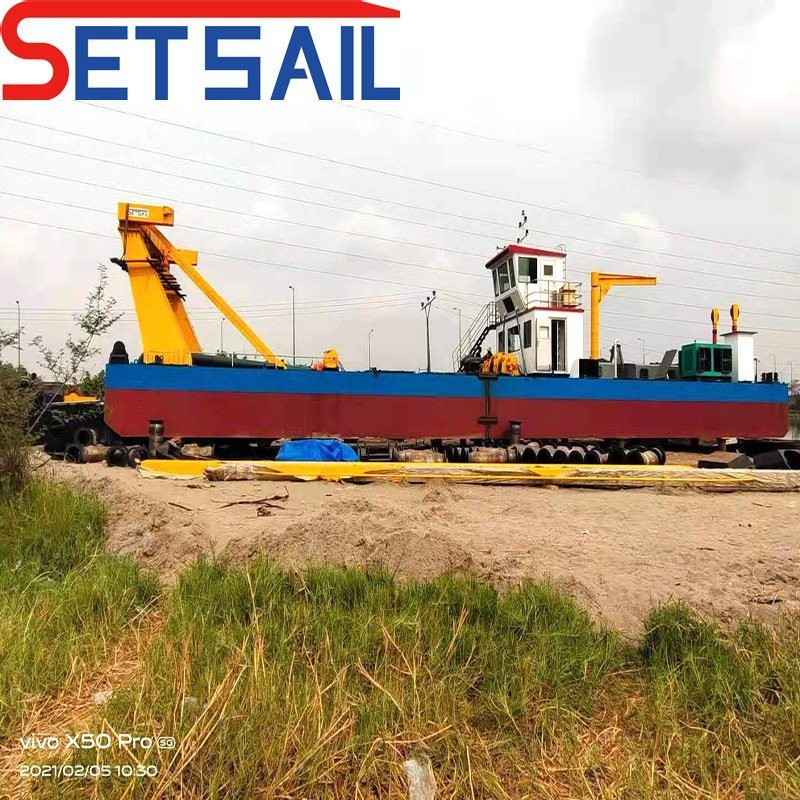 Diesel Engine Lake Mud Pump 32 Inch Cutter Suction Dredger