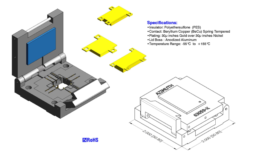 Leadless Quad Flat 63059-1 Take Your Business to the Next Level with Contactor and Durable