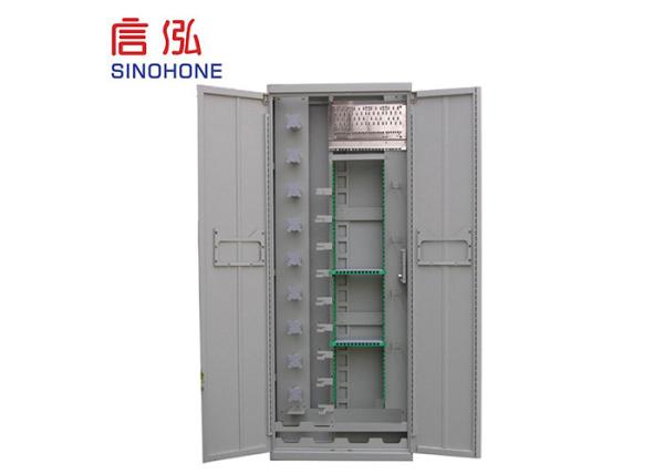 Fully Closed Fiber Distribution Cabinet , Fiber Optic Distribution Unit High