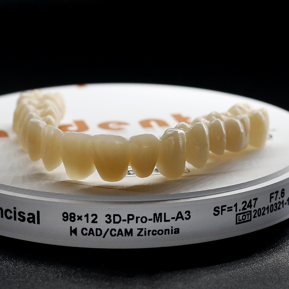 Customized Dental Zirconia Block 98mm And Precision For Dental Prosthetics