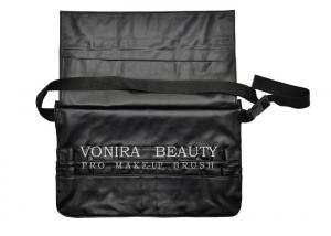 China Pro Makeup Brush Pockets Bag Cosmetic Case Holder Artist Belt Strap Black on sale
