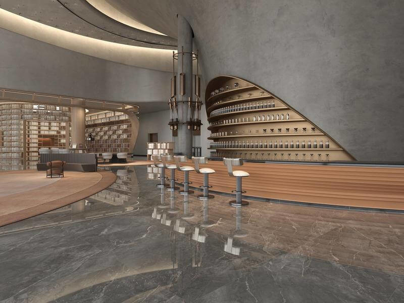 Modern Tiles Moisture-Proof Exterior Floor 1200x1200mm Porcelain Glazed Polished Tile For Dining Room And Rebuilding